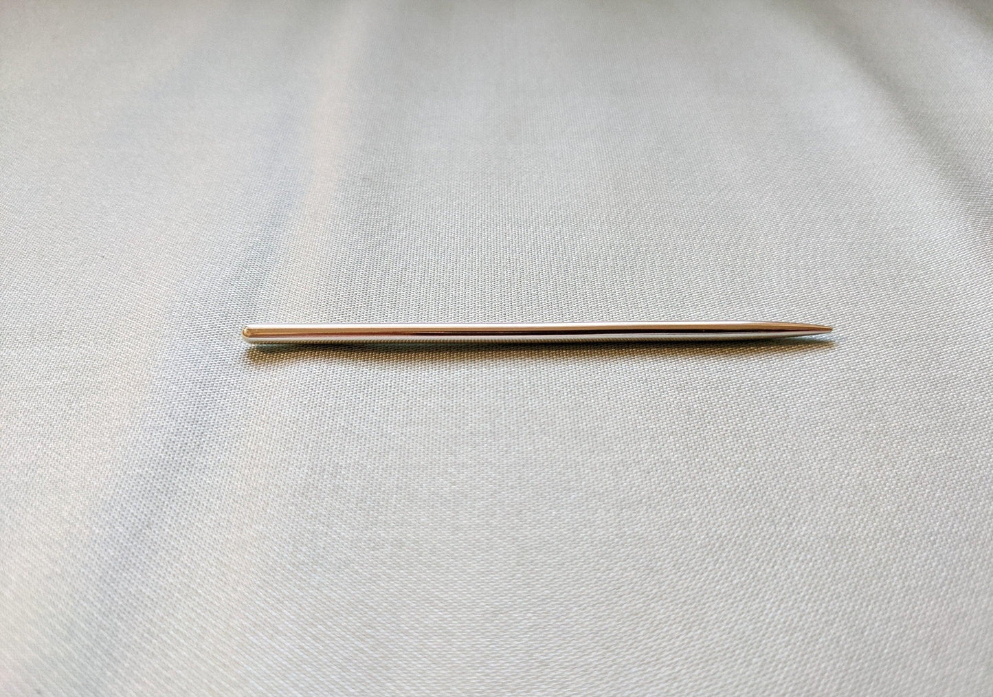 YUANWELLNESS: Custom Length Pure Silver Teishin, Tool, Stick, Needle for Acupuncture, Massage, Acupressure - YUAN WELLNESS