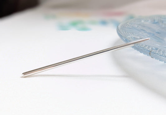 YUANWELLNESS: Handmade Pure Silver Basic Teishin, Tool, Stick, Needle for Acupuncture, Massage, Acupressure - YUAN WELLNESS