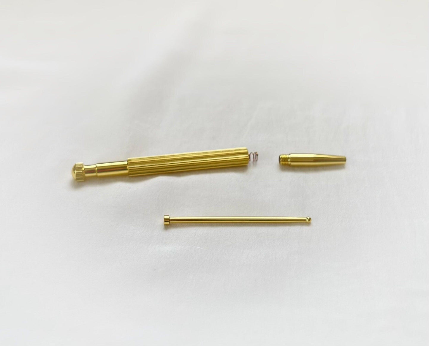 YUANWELLNESS: Brass Teishin, Tool, Stick, Needle Probe, for Acupuncture, Massage, Acupressure - YUAN WELLNESS