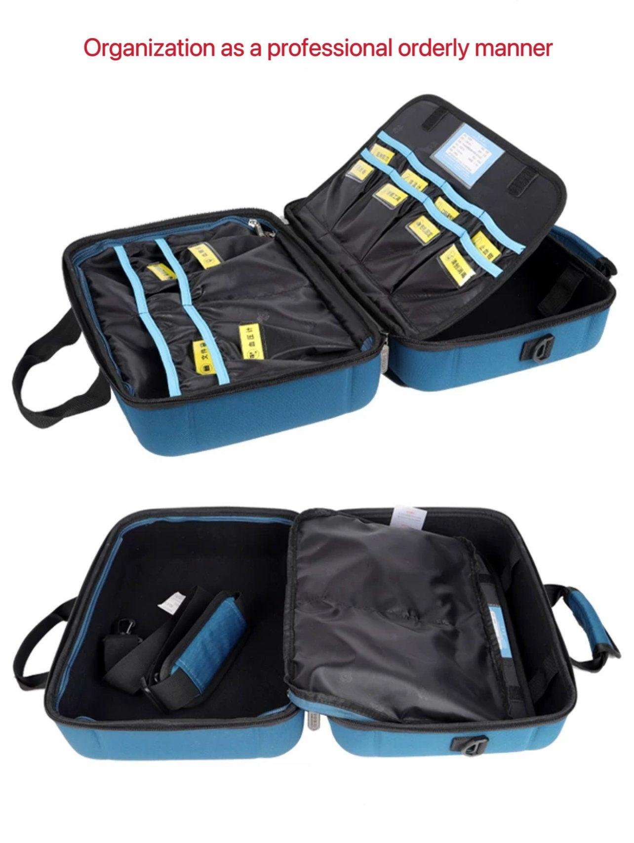 YUANWELLNESS: Personalized Tool Bag for Acupuncturist, TCM Practitioner's Bag for Clinic, Portable, Waterproof, Pressure-resistant - YUAN WELLNESS