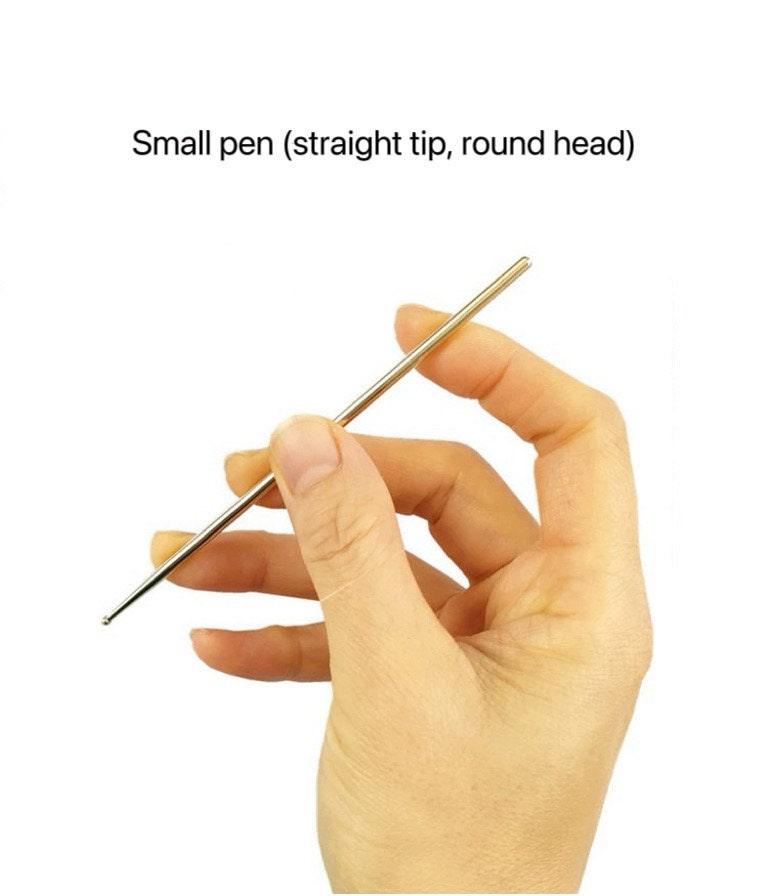 YUANWELLNESS: Auricular Acupuncture, Brass Teishin, Tool, Stick, Needle Probe, for Acupuncture, Massage, Acupressure, Auricular - YUAN WELLNESS