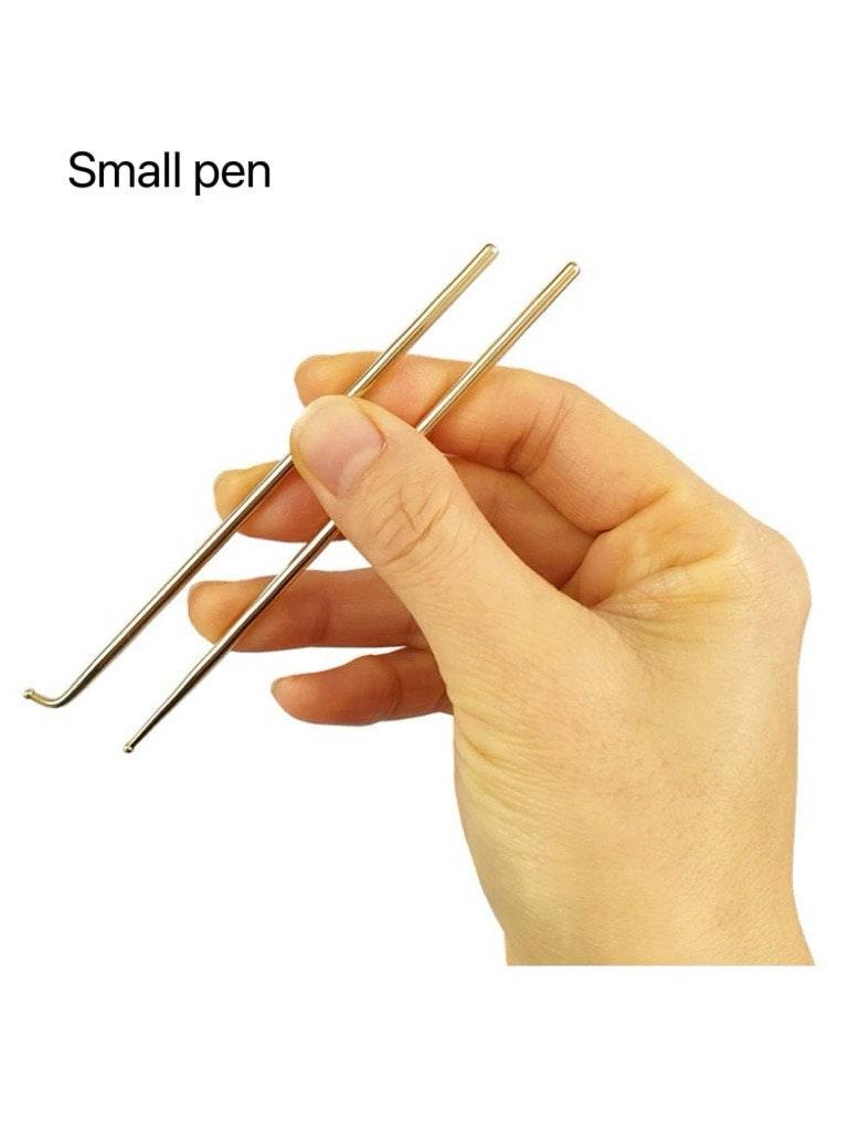YUANWELLNESS: Auricular Acupuncture, Brass Teishin, Tool, Stick, Needle Probe, for Acupuncture, Massage, Acupressure, Auricular - YUAN WELLNESS