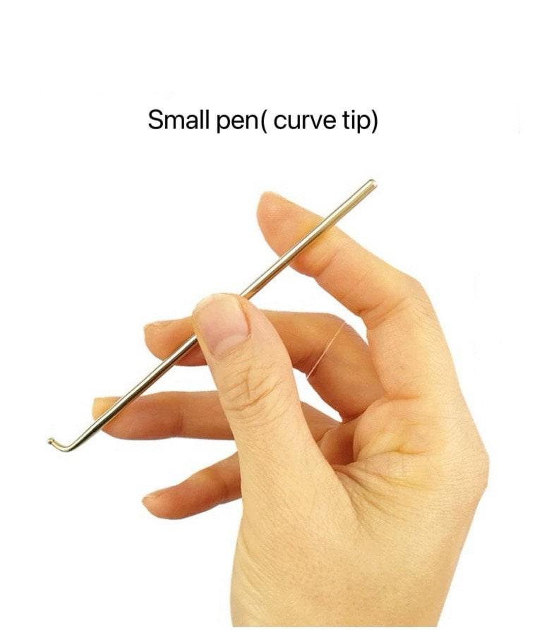 YUANWELLNESS: Auricular Acupuncture, Brass Teishin, Tool, Stick, Needle Probe, for Acupuncture, Massage, Acupressure, Auricular - YUAN WELLNESS