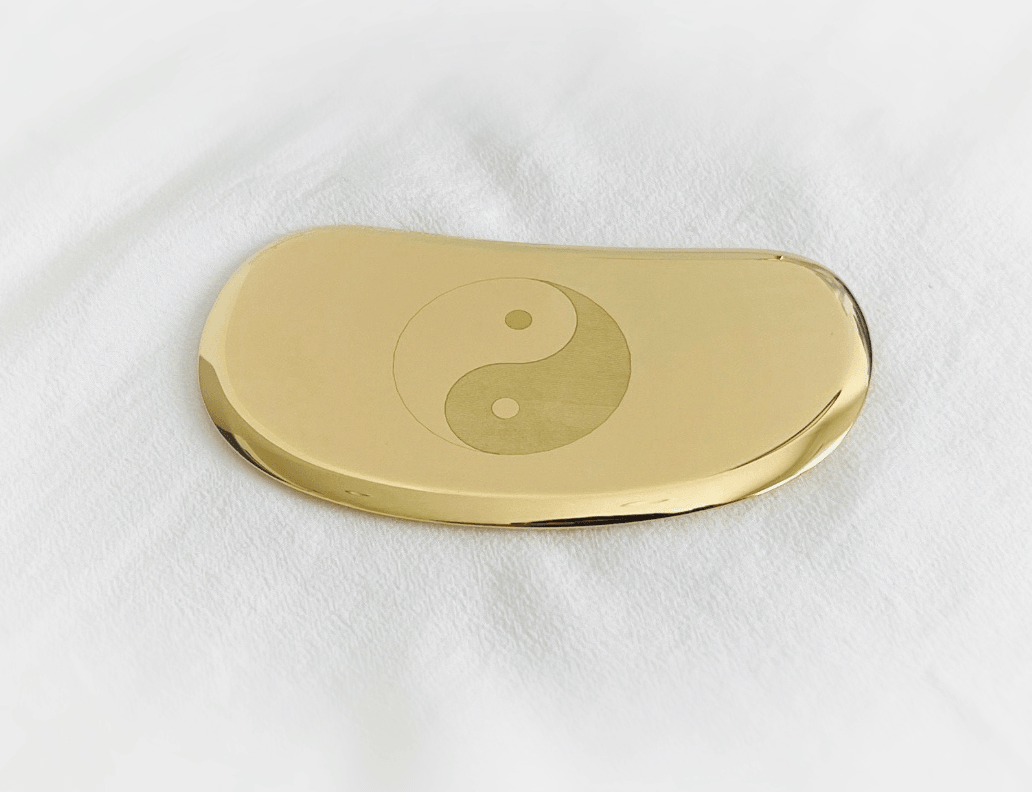 YUANWELLNESS: Handmade Brass Taiji Guasha Massage Tool, Acupuncture, Acupressure - YUAN WELLNESS 