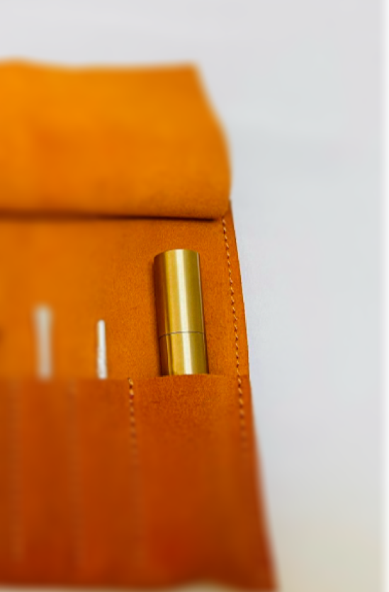 YUANWELLNESS: Handcrafted Leather Acupuncture Needle Carrying Case, Portable and Convenient - YUAN WELLNESS 