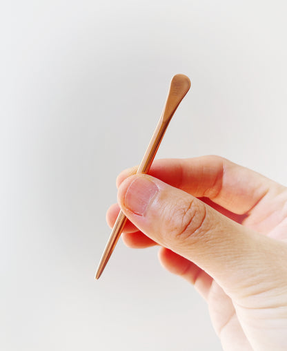 YUANWELLNESS: Handmade Small Copper Teishin, Ear, Facial Acupuncture Tool, Self-care Toolool, Self-care Tool