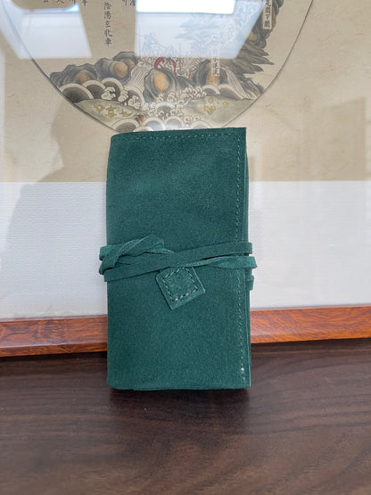 YUANWELLNESS: Handcrafted Leather Acupuncture Needle Carrying Case, Portable and Convenient