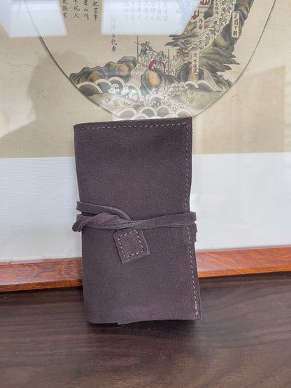 YUANWELLNESS: Handcrafted Leather Acupuncture Needle Carrying Case, Portable and Convenient