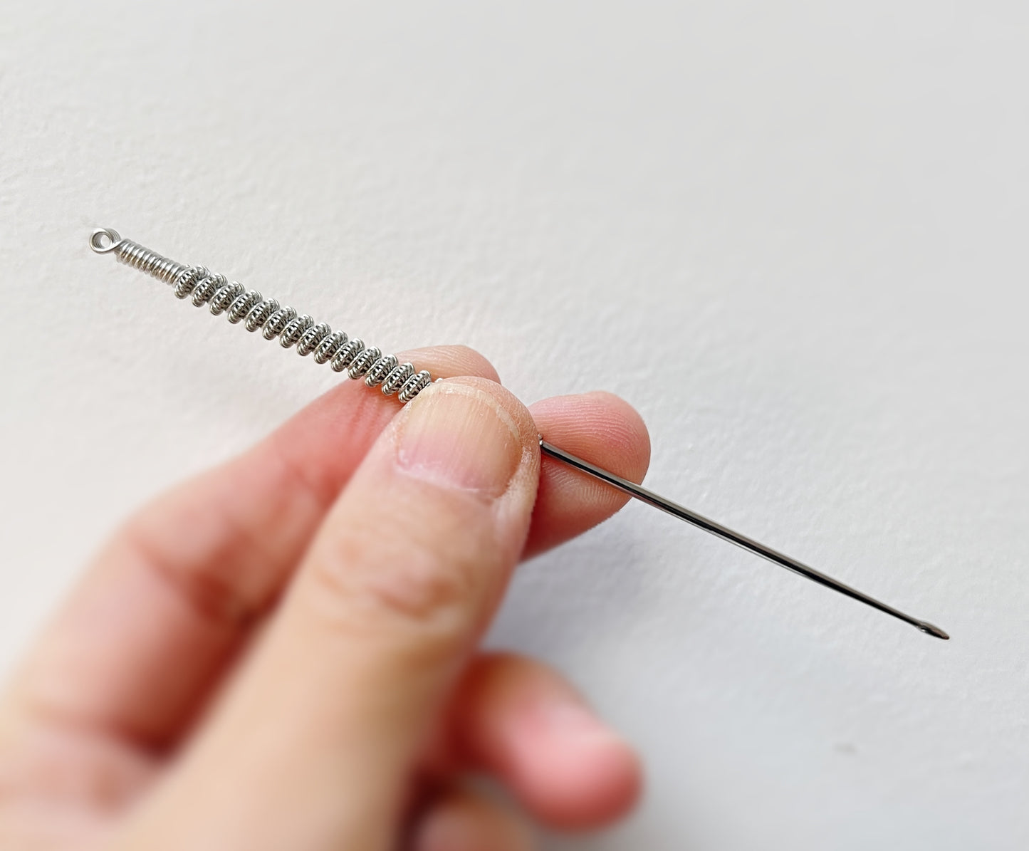 YUANWELLNESS: Handmade  Stainless steel Teishi, 9 Classic Acupuncture Needles, Stick for Massage, Acupressure