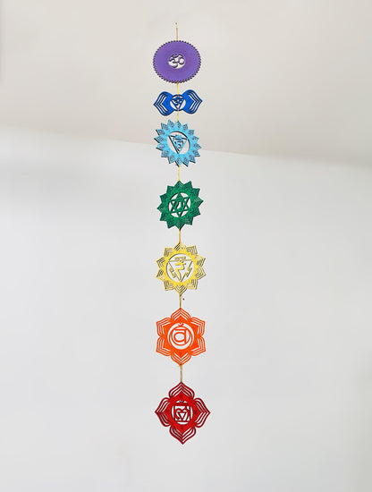 7 Chakras Wall Art, Chakras Wall Decor, Chakras Wall Hanging - YUAN WELLNESS 