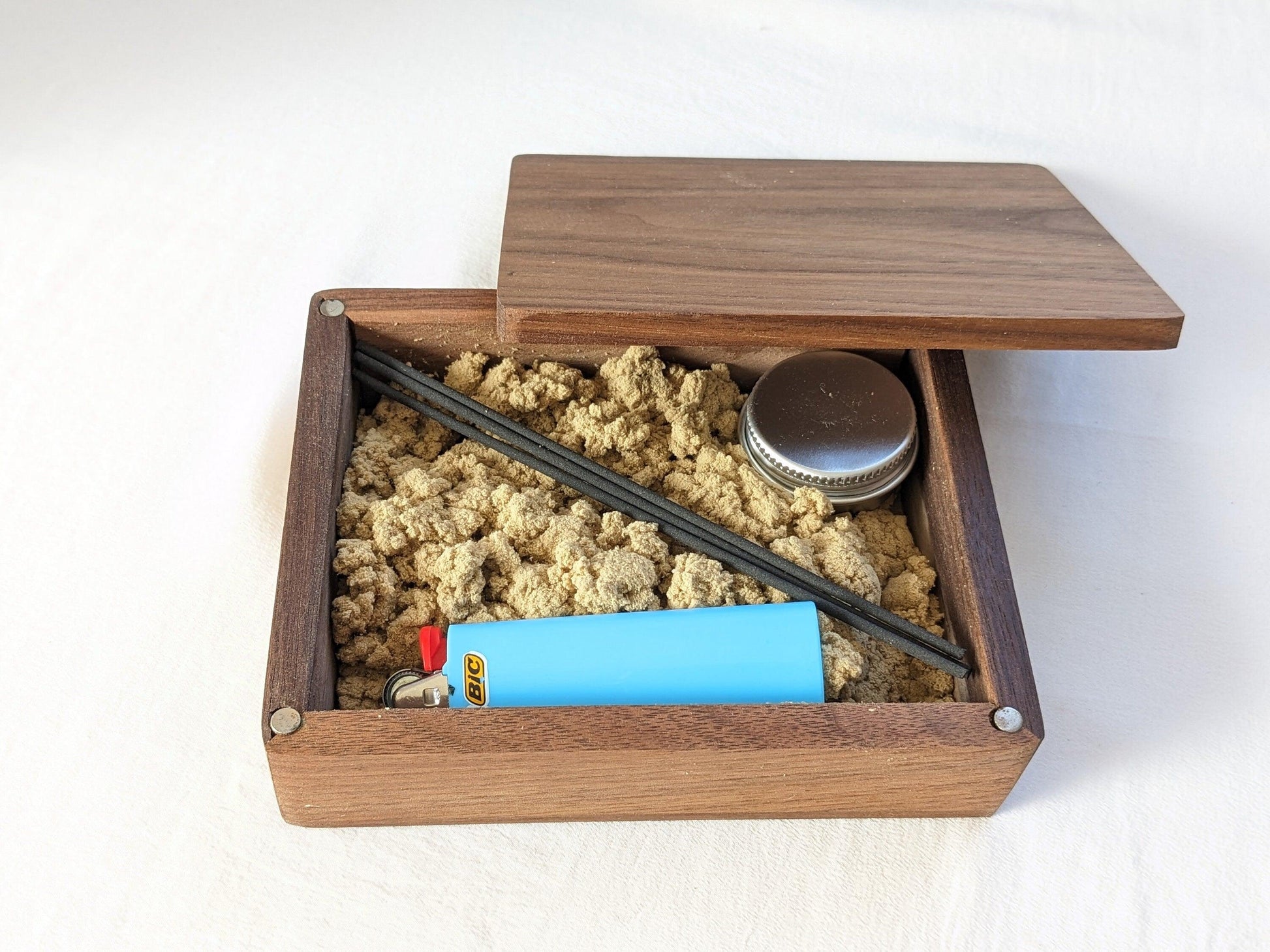 Personalized Natural Wood Box for Moxa, acupuncture, massage, aromatherapy - YUAN WELLNESS 