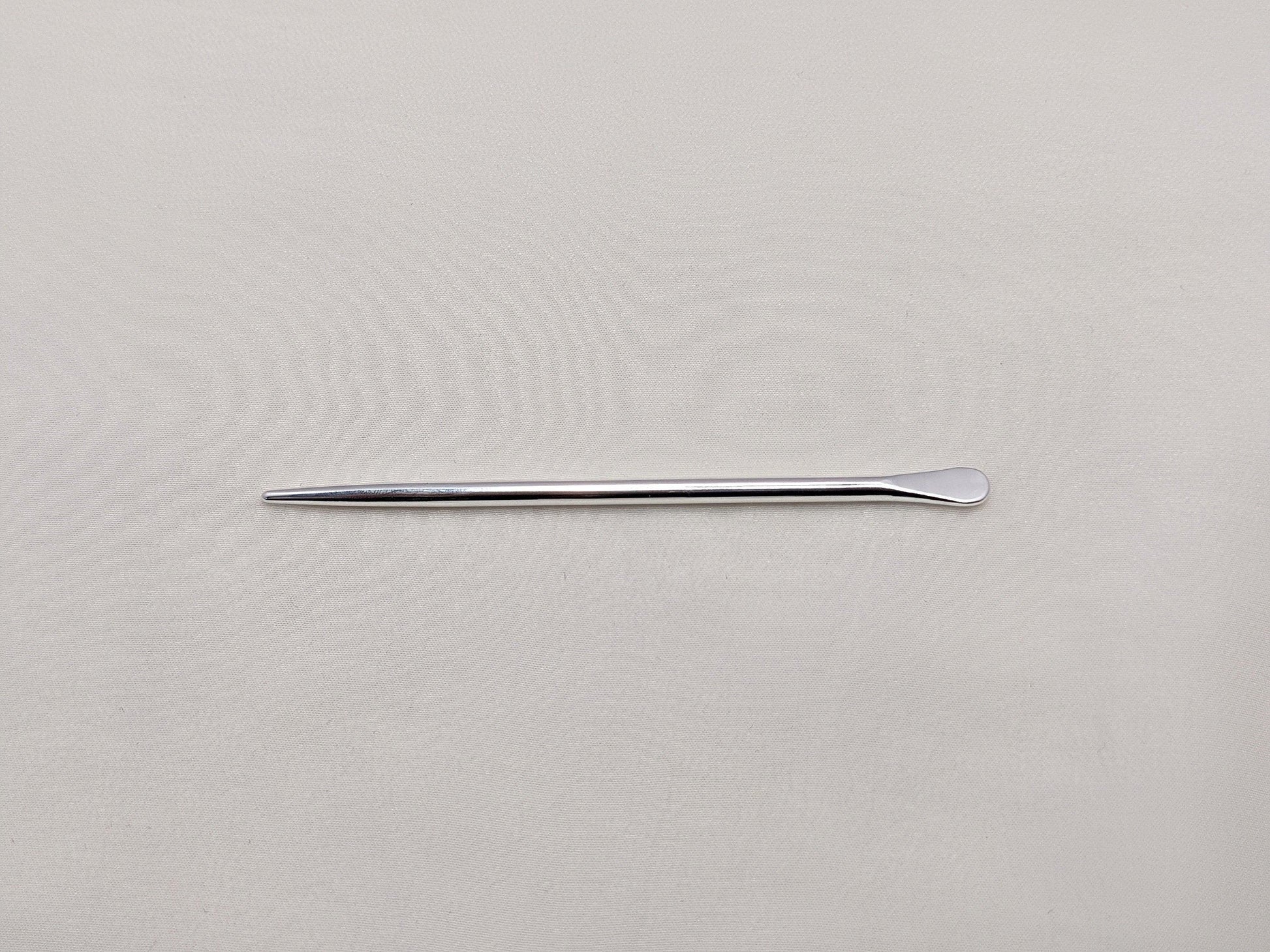 YUANWELLNESS: Handmade Pure Silver Spoon Teishin, Tool, Stick, Needle for Acupuncture, Massage, Acupressure - YUAN WELLNESS 