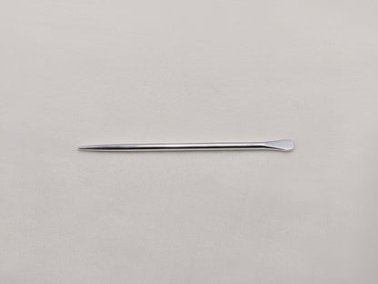 YUANWELLNESS: Handmade Pure Silver Spoon Teishin, Tool, Stick, Needle for Acupuncture, Massage, Acupressure - YUAN WELLNESS 