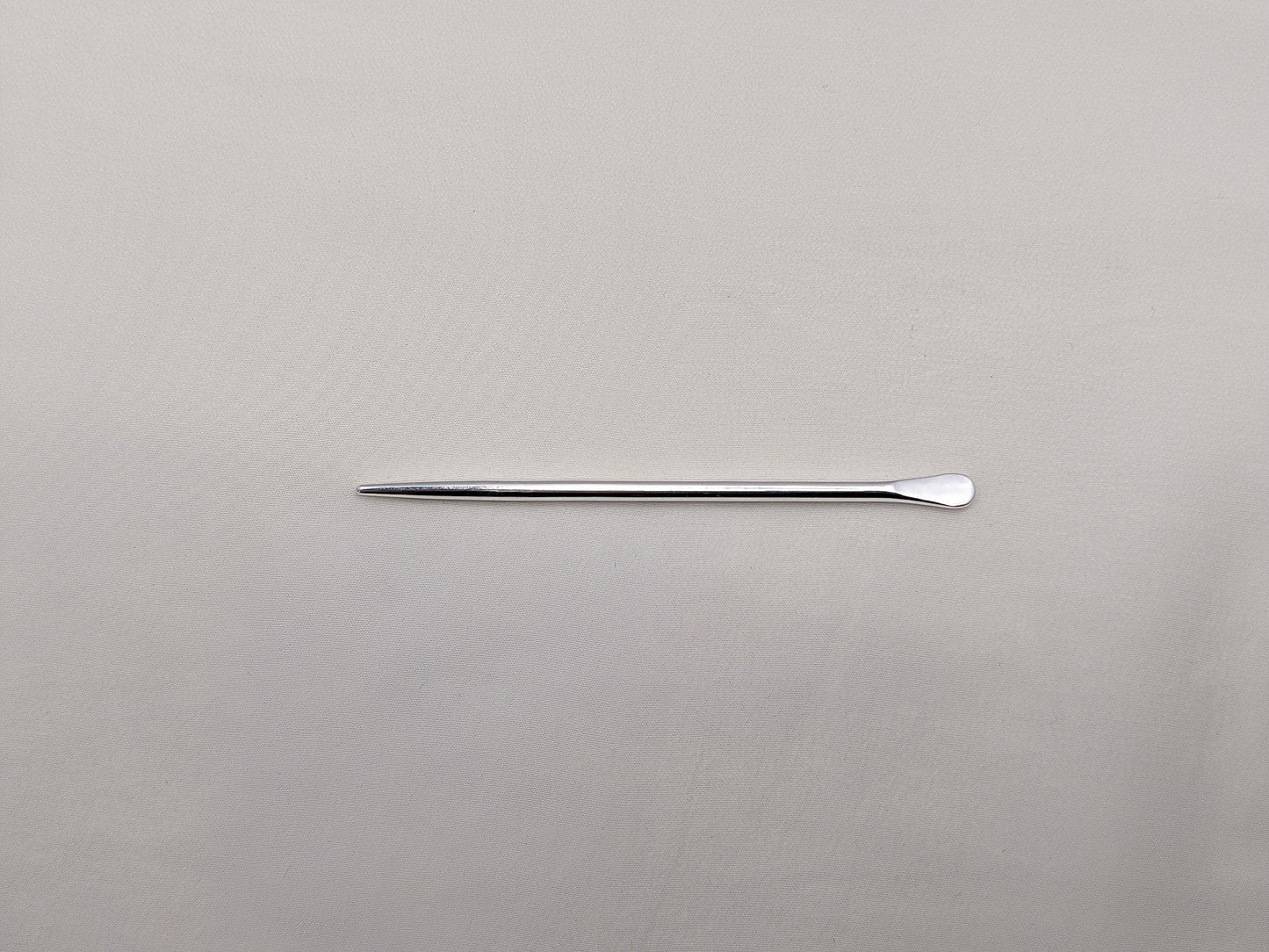 YUANWELLNESS: Handmade Pure Silver Spoon Teishin, Tool, Stick, Needle for Acupuncture, Massage, Acupressure - YUAN WELLNESS 