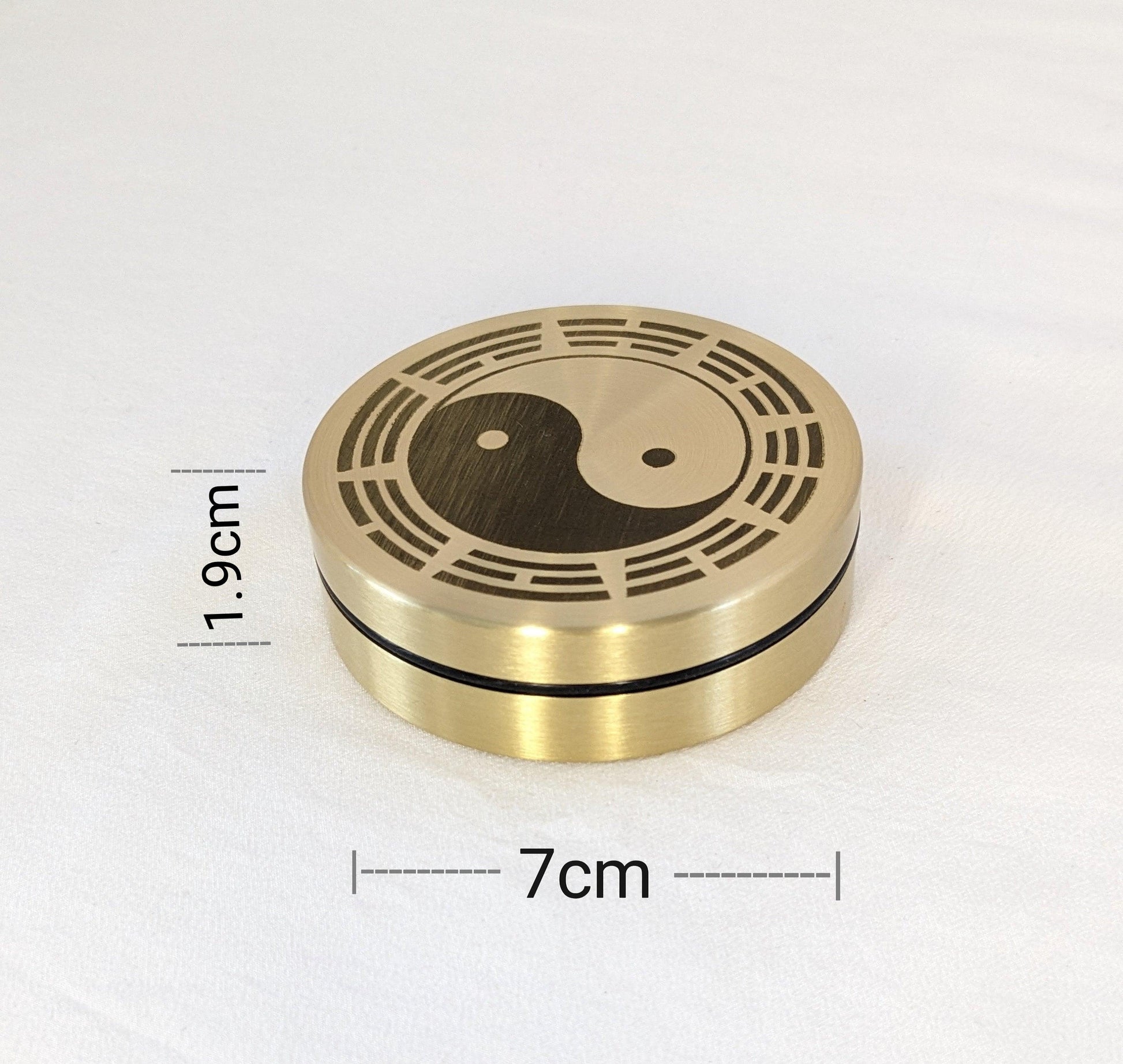 YUANWELLNESS: Brass Lotus Budda Boxes for Loose Moxa, Direct Moxa, Acupuncture, Moxabustion - YUAN WELLNESS 