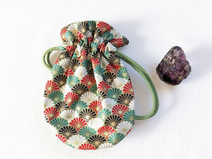 YUANWELLNESS: Handmade Carrying Storage Mini Bag for Acupuncture tools, Healing Crystal, Jewelry - YUAN WELLNESS 