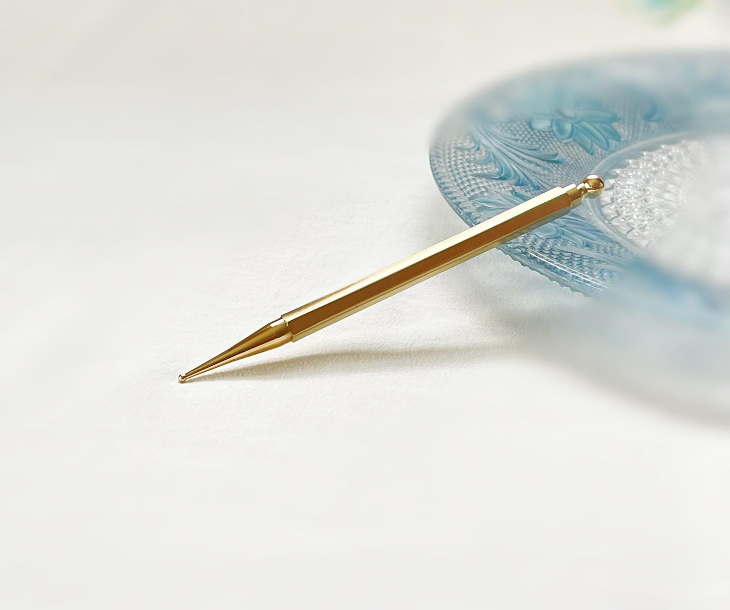 YUANWELLNESS: Brass Teishin, Tool, Stick, Needle Probe, for Acupuncture, Massage, Acupressure - YUAN WELLNESS 