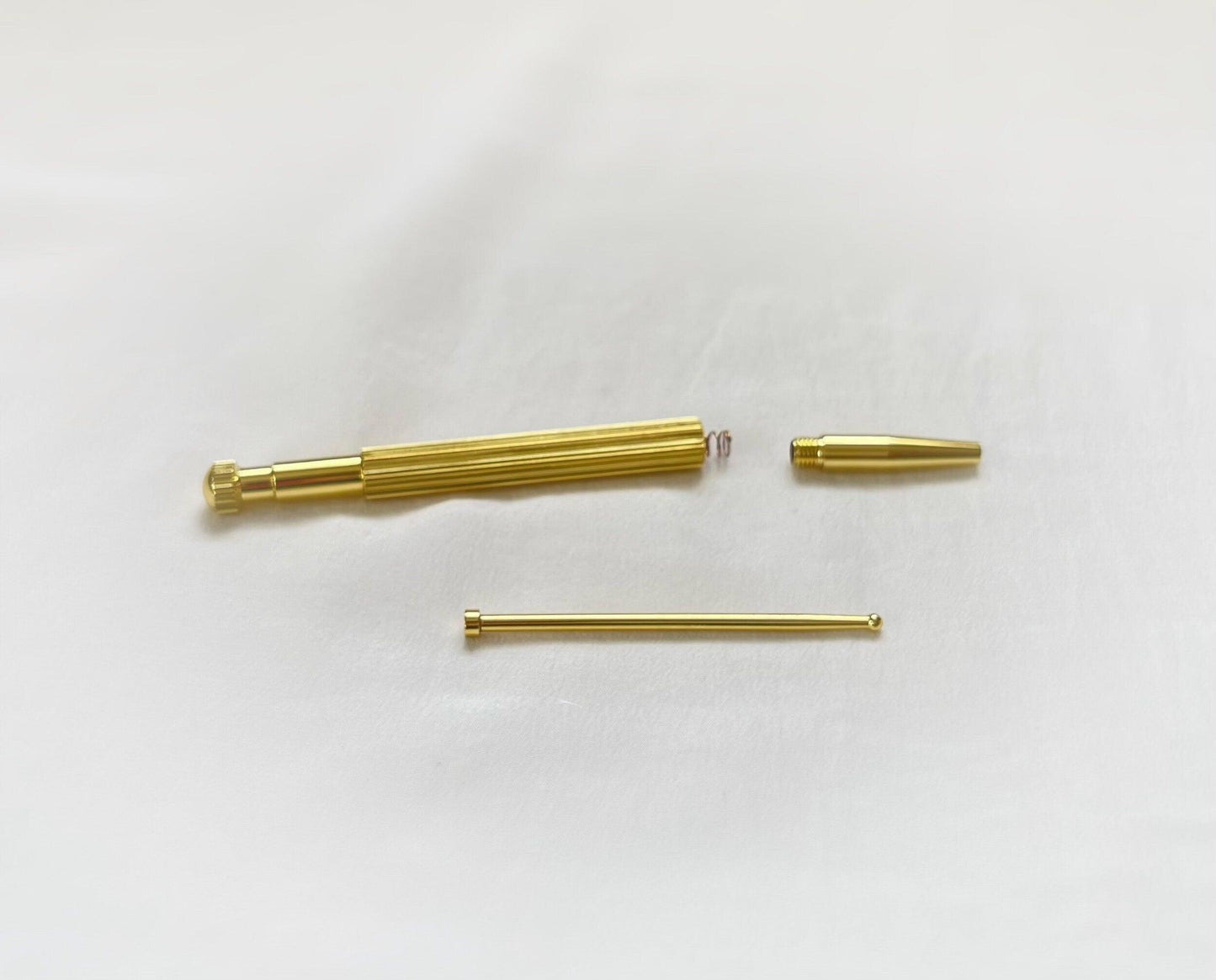 YUANWELLNESS: Brass Teishin, Tool, Stick, Needle Probe, for Acupuncture, Massage, Acupressure - YUAN WELLNESS 