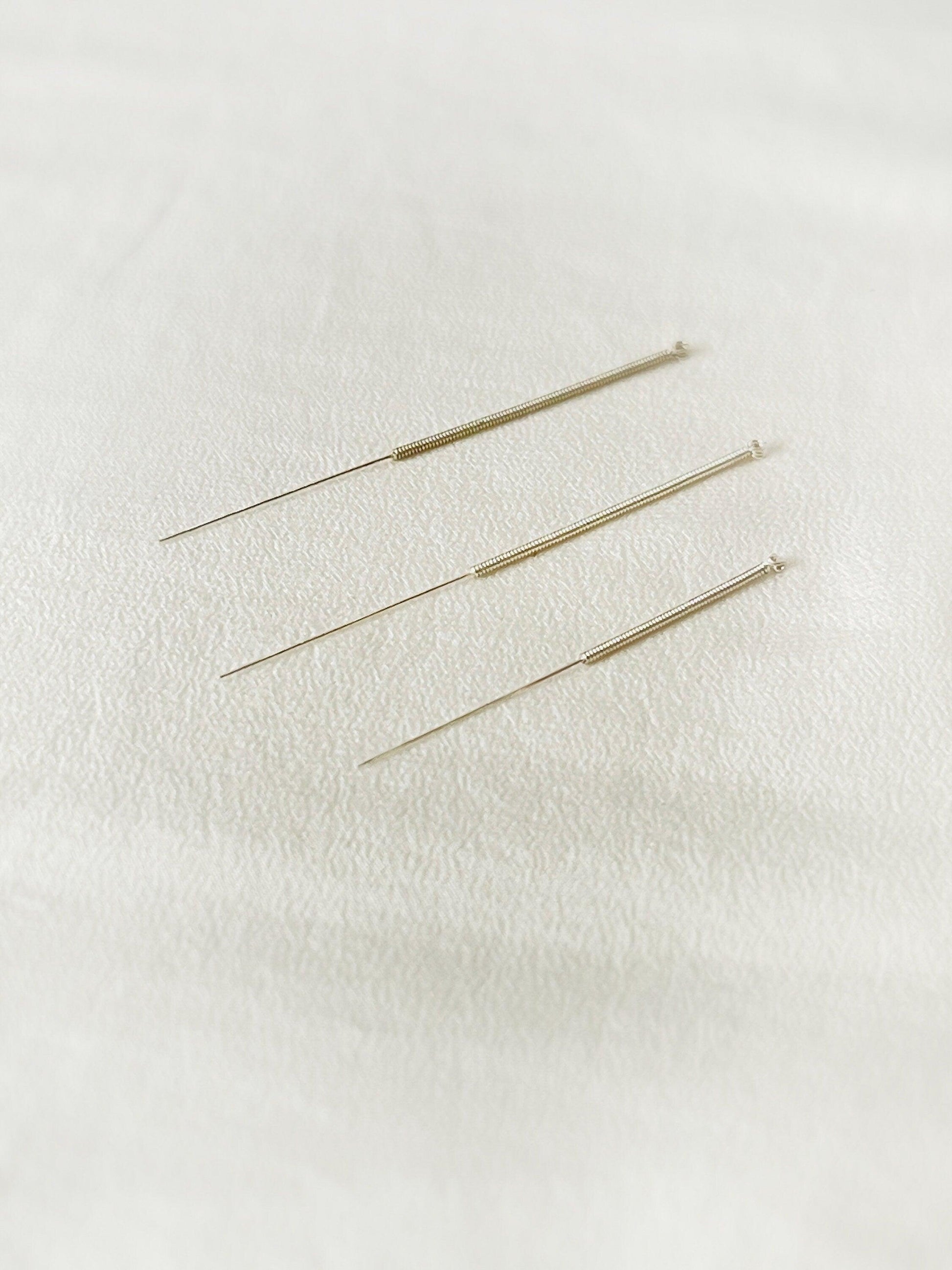 YUANWELLNESS: Custom Handmade Sterling Silver Contact Needle, Teishin, Tool, for Acupuncture, Massage, Acupressure - YUAN WELLNESS 