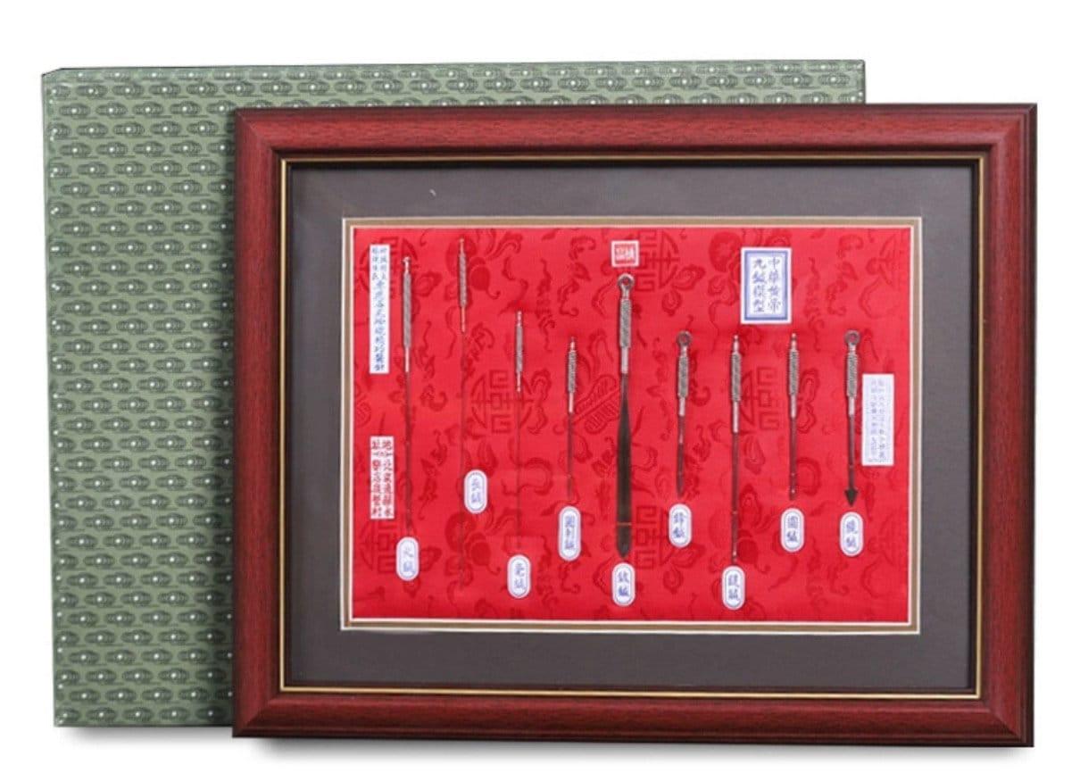 YUANWELLNESS: Handmade Acupuncture Ancient Classic 9 Needles for Learning, Teaching, Displaying and Collection - YUAN WELLNESS 