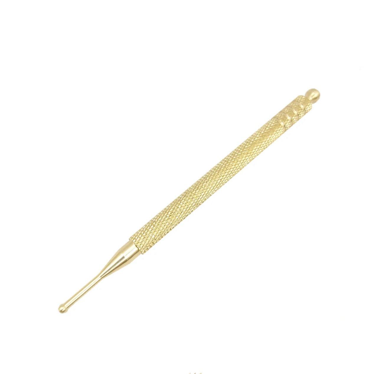 YUANWELLNESS: Auricular Acupuncture, Brass Teishin, Tool, Stick, Needle Probe, for Acupuncture, Massage, Acupressure, Auricular - YUAN WELLNESS 