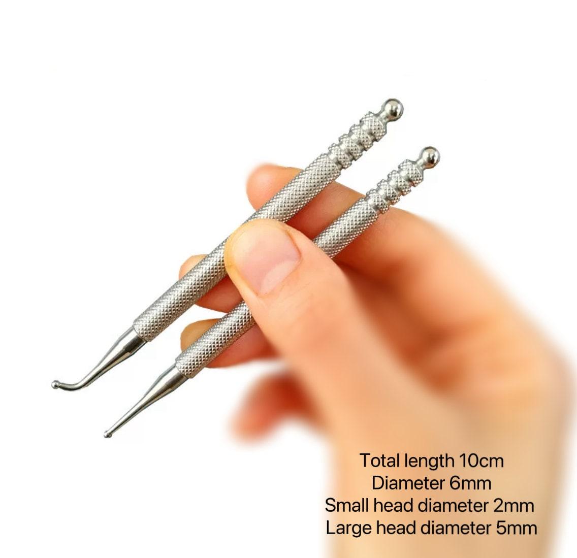 YUANWELLNESS: Auricular Acupuncture, Brass Teishin, Tool, Stick, Needle Probe, for Acupuncture, Massage, Acupressure, Auricular - YUAN WELLNESS 