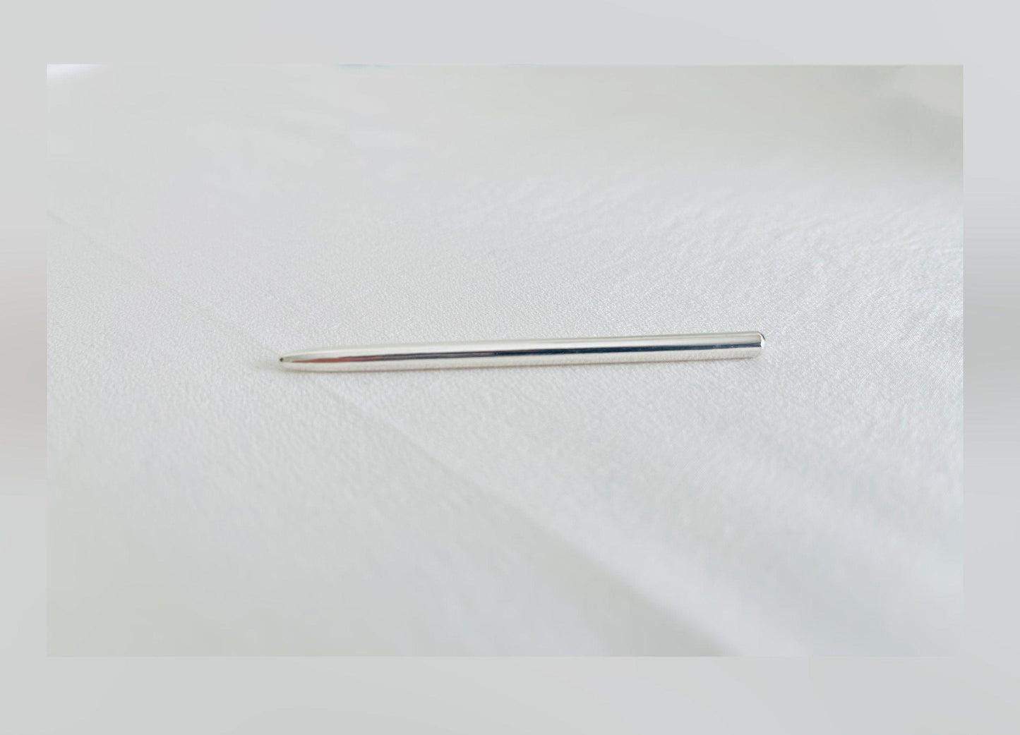 YUANWELLNESS: Handmade Pure Silver Teishin, Dashin, Tool, Stick, Needle for Acupuncture, Massage, Acupressure - YUAN WELLNESS 