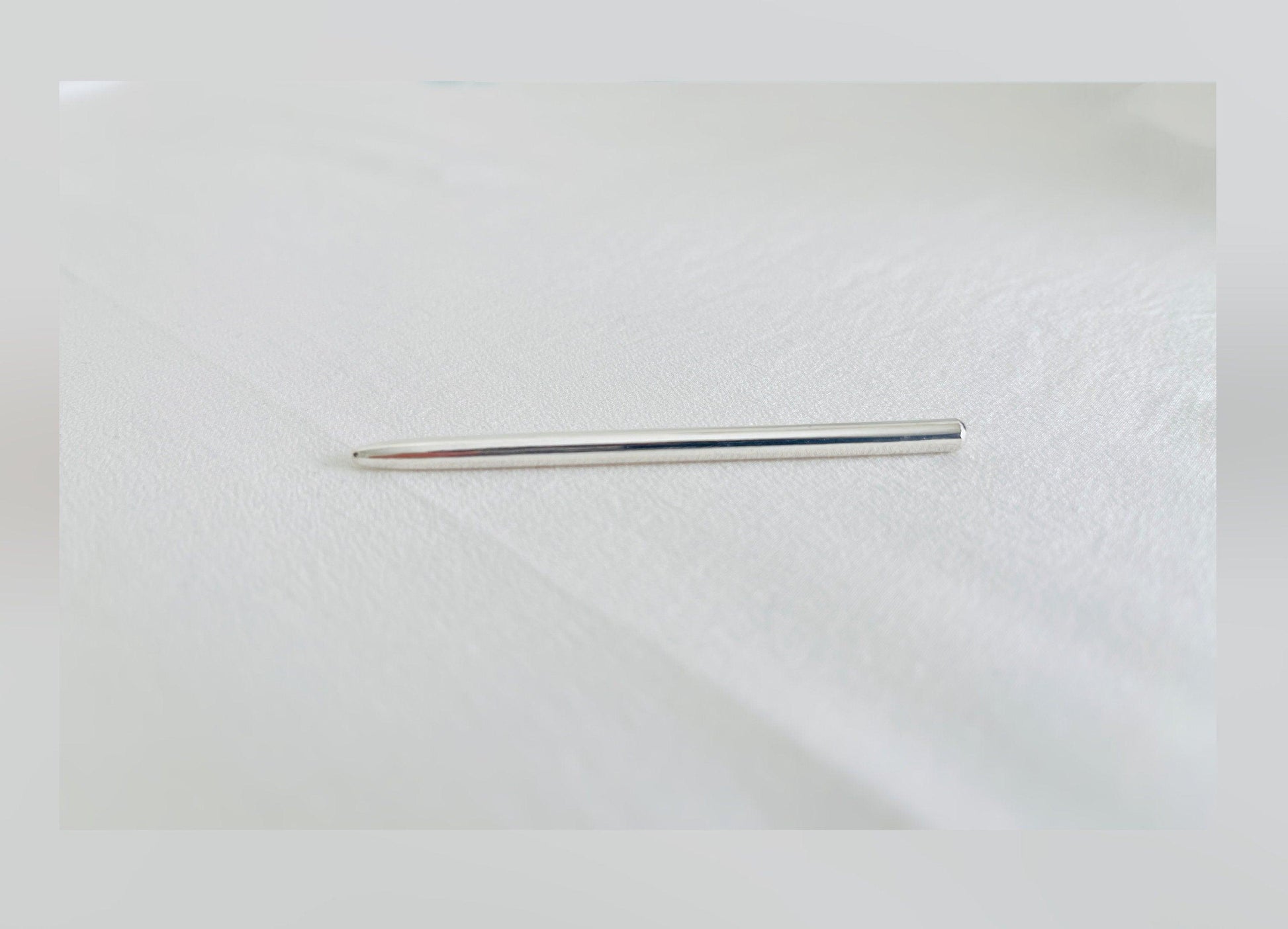 YUANWELLNESS: Handmade Pure Silver Teishin, Dashin, Tool, Stick, Needle for Acupuncture, Massage, Acupressure - YUAN WELLNESS 