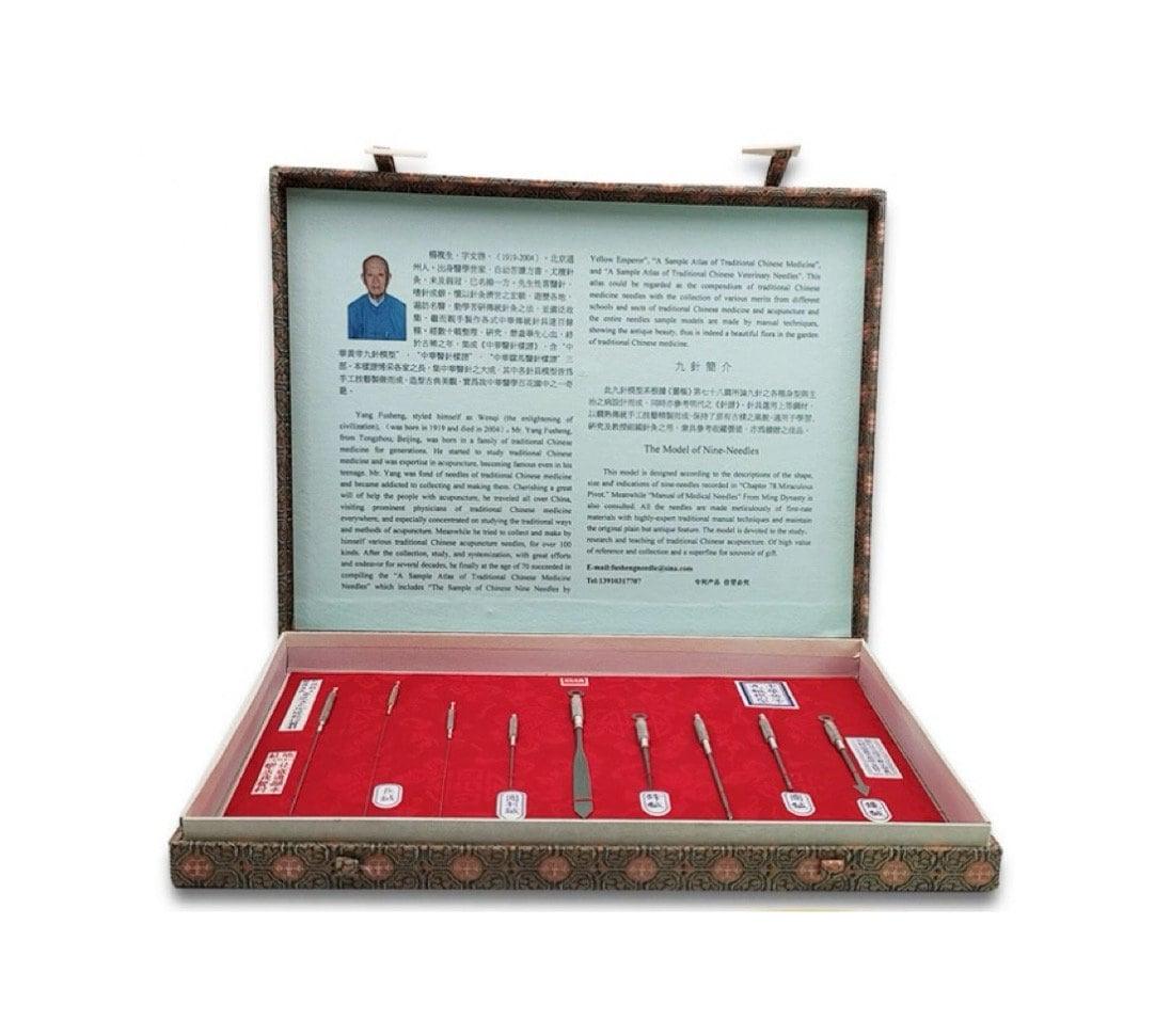 YUANWELLNESS: Handmade Acupuncture Ancient Classic 9 Needles for Learning, Teaching, Displaying and Collection - YUAN WELLNESS 