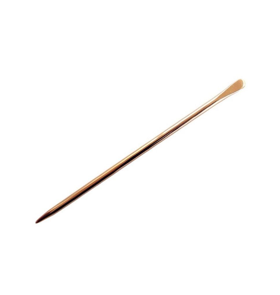 YUANWELLNESS: Handmade Copper Teishin, Ear Acupuncture Probe, Stick, Probe, auricular acupuncture tool - YUAN WELLNESS 