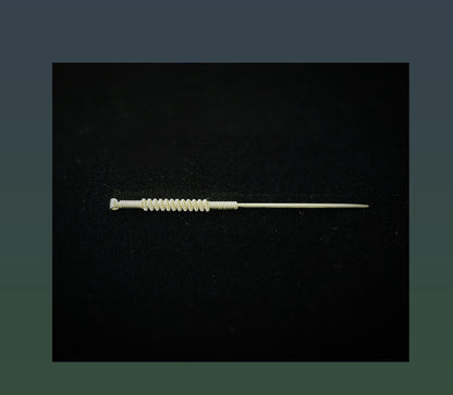 YUANWELLNESS: Handmade Pure Silver Contact Needle, Teishin, Tool, for Acupuncture, Massage, Acupressure - YUAN WELLNESS 