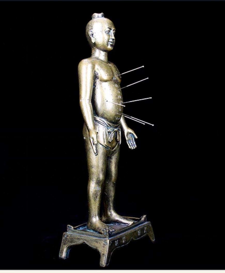 YUANWELLNESS: Ancient Acupuncture Human Figure Reproduced from Museum, Gift Acupuncture Model, Display, Collection - YUAN WELLNESS 