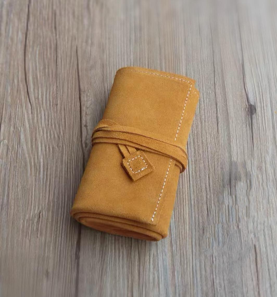 YUANWELLNESS: Handcrafted Leather Acupuncture Needle Carrying Case, Portable and Convenient - YUAN WELLNESS 