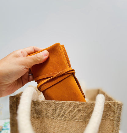 YUANWELLNESS: Handcrafted Leather Acupuncture Needle Carrying Case, Portable and Convenient - YUAN WELLNESS 