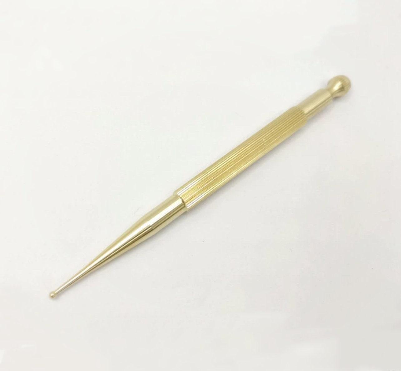 Auricular Acupuncture, Brass Teishin, Tool, Stick, Needle Probe, for Acupuncture, Massage, Acupressure, Auricular - YUAN WELLNESS 